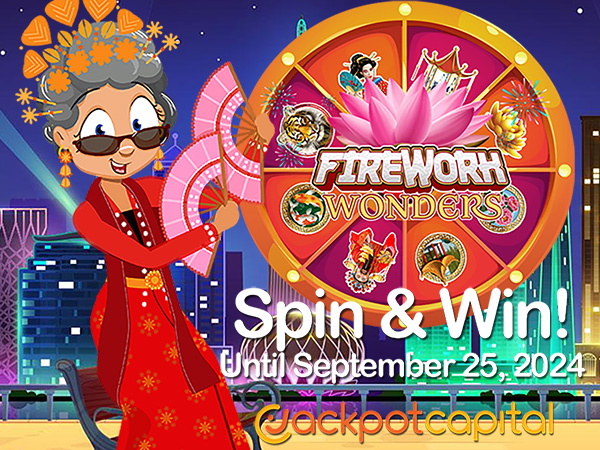 Free Spins, 222% Matchups on Jackpot Capital Casino’s ‘Firework Wonders’ Macau Bonus Wheel This Month