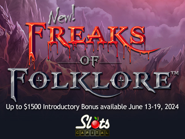 Slots Capital Casino Offers Spooktacular 150% Deposit Bonus on Freaks of Folklore Slot