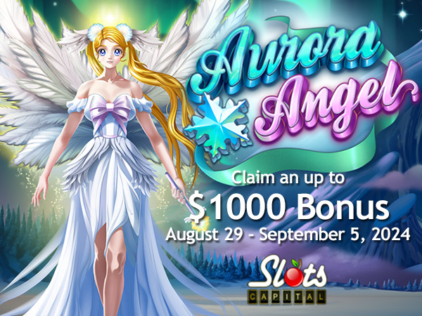 Discover Celestial Secrets at Slots Capital Casino with a 250% Deposit Bonus on Aurora Angel